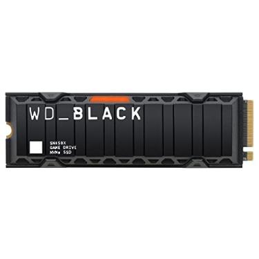 Imagem de WD_BLACK, SSD SN850x 2TB NVMe M.2 2280 (Leitura até 7300MB/s e Gravação até 6600MB/s) - Com dissipador