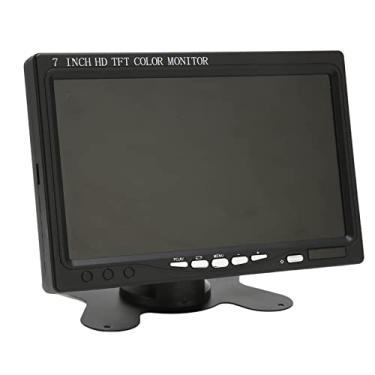 Imagem de Monitor de Carro de 7 Polegadas, Monitor Mini PC 1024x6007 CCTV Computador de Carro DVR Com Suporte Giratório, Com Entrada AV VGA Alto-falante Embutido, para Veículo, RV,