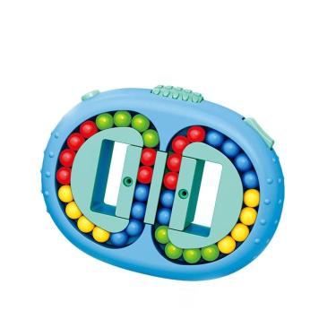 Imagem de Fidget Toy ODIKASO Rotating Magic Bean Cube Spinner Blue