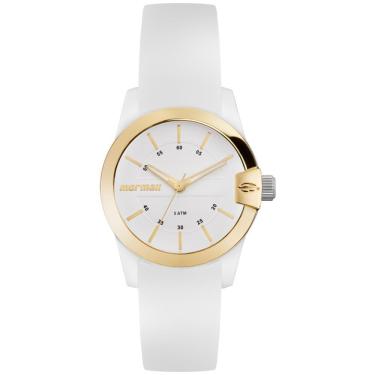 Imagem de Relógio Mormaii Feminino Ref: Mo2036je/8b Esportivo Analógico Branco