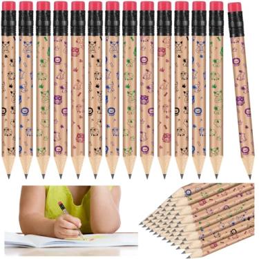 Imagem de Gilprop Caneta HB de madeira pré-afiada fácil de segurar, 100 peças, My First Pencil (fofa)