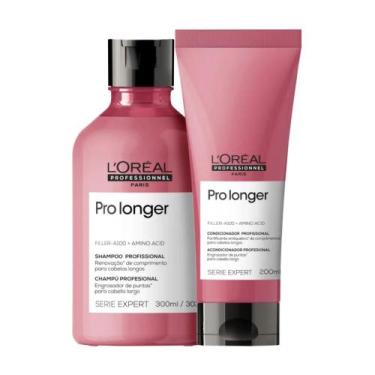 Imagem de Kit loreal pro longer shampoo 300ml+condicionador 200ml
