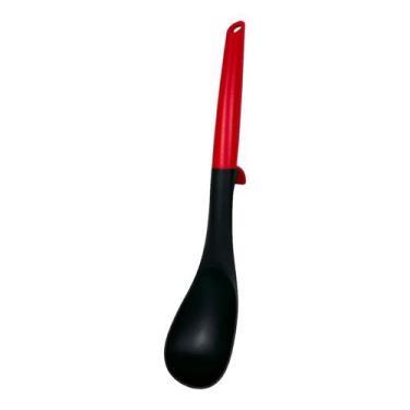 Imagem de Colher De Arroz Em Nylon Multiuso Utensílio Cozinha 34x7cm - CLINK