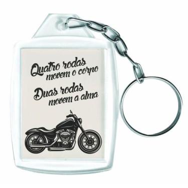 Imagem de Chaveiros Acrílicos 3x4cm Para Eventos De Moto Duas Rodas - 12 Unidade