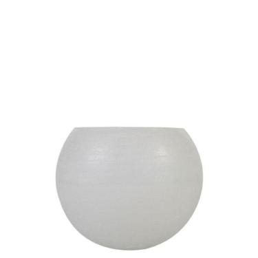 Imagem de Vela Luminária Bola 10 Cm Branca - Candella, Branco