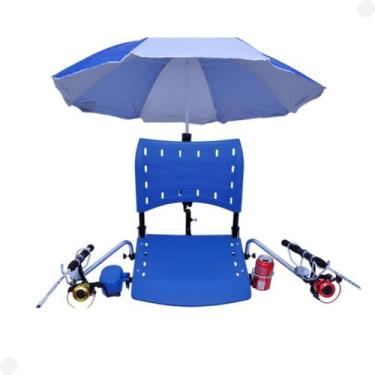 Imagem de Cadeira Para Barco Dobrável Com Acessórios Assento Pvc - Riomar Equipe