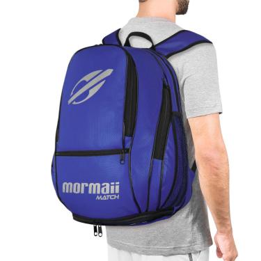 Imagem de Mochila Mormaii Match Beach Tennis Azul e Cinza