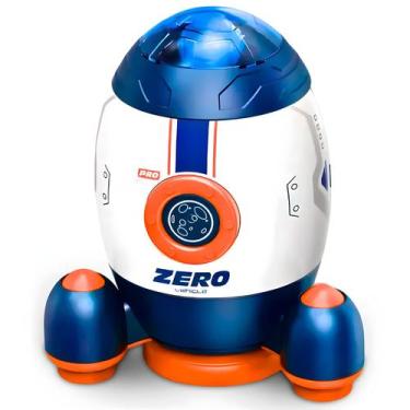 Imagem de Brinquedo Foguete Missão Espacial Cápsula Pullback Dm Toys, Azul