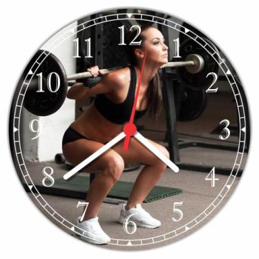 Imagem de Relógio De Parede Fitness Academias Musculação Fisiculturismo Quartz T