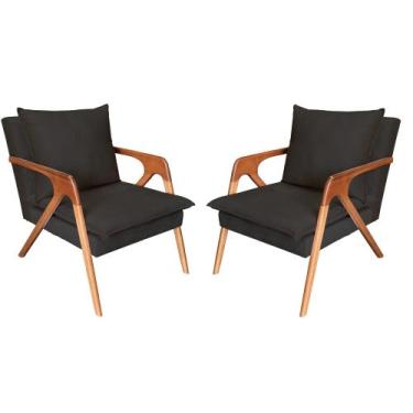 Imagem de Kit 2 Poltronas decorativa Monalisa Luxo Dora Bela, 0131