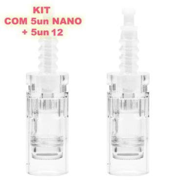 Imagem de Agulhas Cartucho Caneta Derma Pen 5 un NANO 5 un 12 agulhas - Belle De