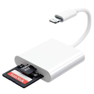 Imagem de Adaptador USB-C para iPhone 14/13/12 - Leitor de Cartão SD/TF (3.0 OTG