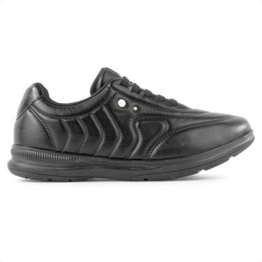 Imagem de Tênis Comfortflex Casual Feminino, 37, Preto, Black