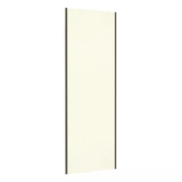 Imagem de Porta de Correr Closet 80cm com Puxador Perfil Inox sem Kit Ferragem P