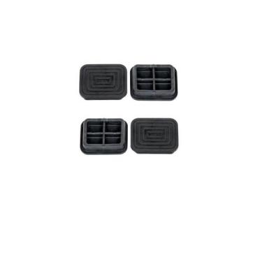 Imagem de Kit 8 borrachaspreta p/ suporte do step maktub