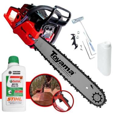 Imagem de Motosserra Toyama TCS58F-G2 Á Gasolina 2T 55cc 3,2HP 13.500RPM Sabre 2