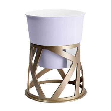 Imagem de Vaso de lavanda, curio de 10 cm, com suporte de bronze antigo, CUP04000K23