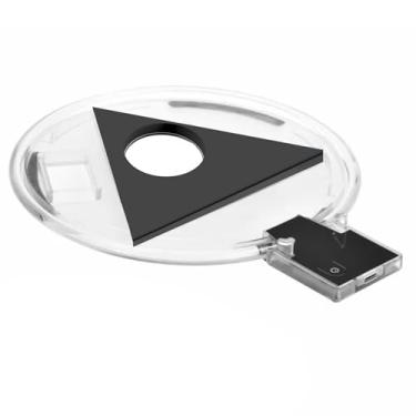 Imagem de DBEIXIWEI Junta antiderrapante de silicone DC 5V ABS + PC base brilhante para PS5, acessórios de console de jogos Plug and Play