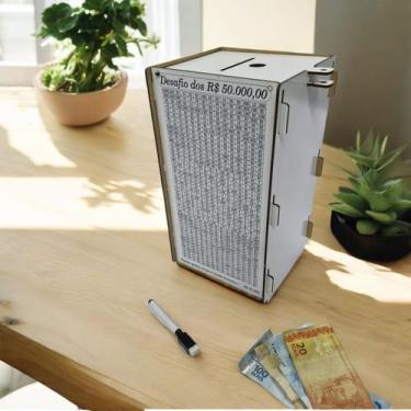 Imagem de Cofre Japones KAKEBO Desafio DINHEIRO TORRE 50 MIL TORRE BR - INDÚSTRI