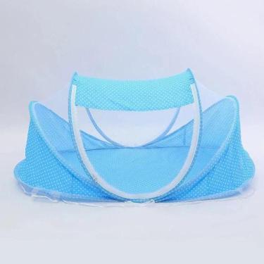Imagem de Mosquiteiro Universal Infantil Dobrável E Portatil 110 Cm - TOP, Azul 