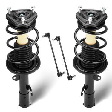 Imagem de Amortecedor e barras oscilantes de montagem de suportes dianteiros elos de extremidade compatíveis com Toyota Corolla/Matrix 2009-2013, Pontiac Vibe 2009-2010, substituição 832598 K90433 (4 peças)