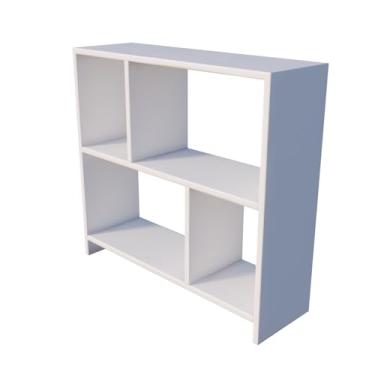 Imagem de Prateleira Estante Multifuncional em Madeira MDP para Quarto e Closet Organizador