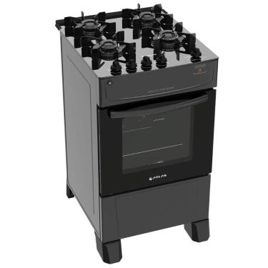 Imagem de Fogão 4 Bocas Monaco Top Glass Preto