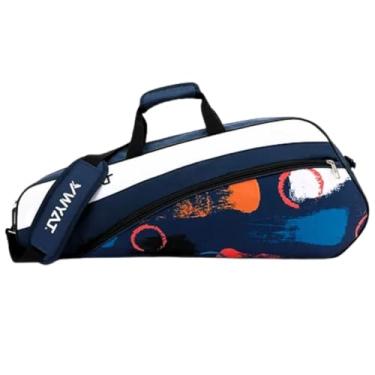 Imagem de Raqueteira Bolsa Esportiva para Tênis, Alça Ajustável, Impermeável