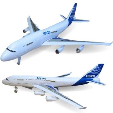 Imagem de Avião De Brinquedo Airbus Plástico Realista - Europio