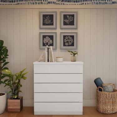 Imagem de Cômoda Moines 5 GV Neve - Mobly