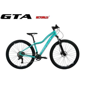 Imagem de Bicicleta Aro 29 Absolute Hera Kit 2x9 Gta Sunrun Freio Disco K7 11/36 Pedivela 24/38d Garfo com Trava (Verde, 17)