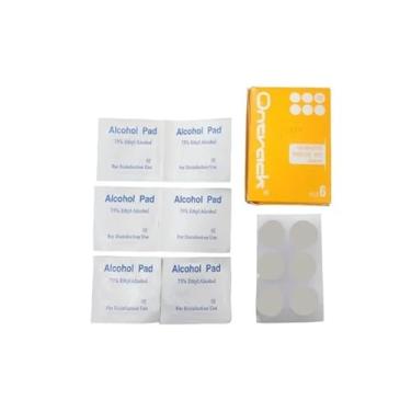 Imagem de Kit Remendo Autocolante para Câmara de Ar TPU com 6 Patches e 6 Lenços – Peso 25g