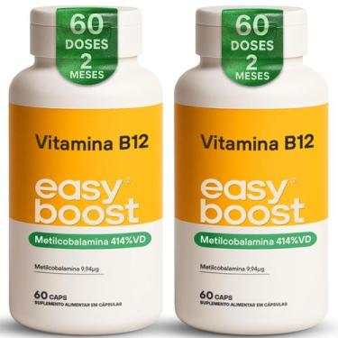 Imagem de Vitamina B12 Metilcobalamina Easy Boost 120 Caps Kit 2x
