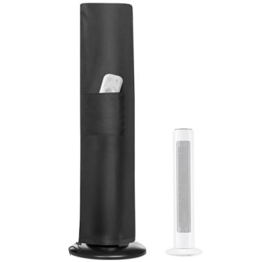 Imagem de STARTWO Capa Protetora Para Ventilador De Torre, À Prova D'Água E Poeira, Com Bolso Oscilante, Áreas Externas Ou Internas, Ideal Casa, Quarto Escritório, 33 X 107 Cm