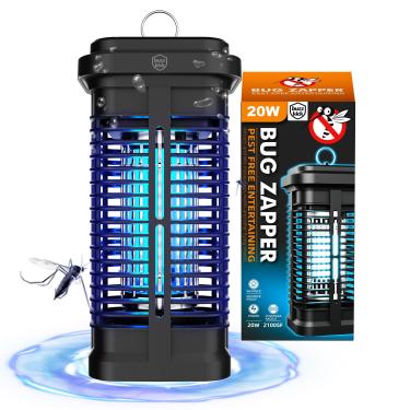 Imagem de buzzkick Mata-Insetos Elétrico Buzzkick, À Prova D'Água, 4200 V, E Moscas, Para Áreas Externas, Internas Pátio, Varanda, Quintal Jardim