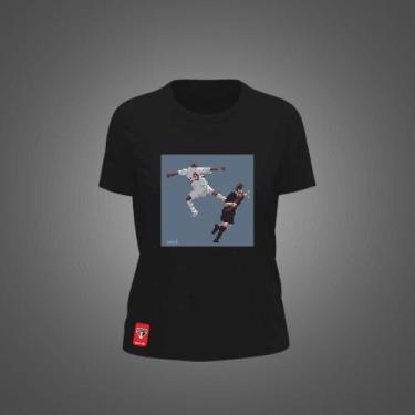 Imagem de Camiseta São Paulo Feminina Zé Carretilha Voadora Em Argentino - M. Tr