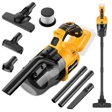 Imagem de TengXcel Aspirador De Pó Sem Fio Para Dewalt, Bateria Máxima 20 V, Portátil, Casa, Carro, Piso Madeira, Carpete, Loja Portátil Com Filtro Hepa Lavável (Sem Bateria)