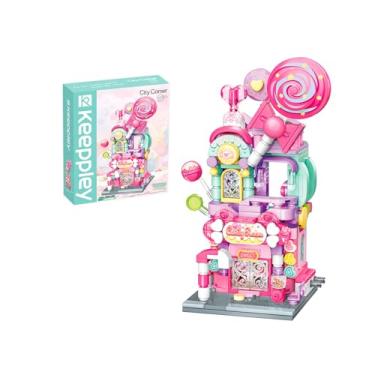 Imagem de Keepplay Bloco de Montar Loja de Balas City Corner