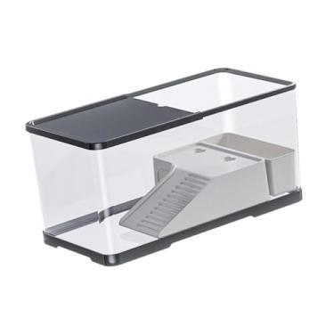 Imagem de Generic Tanque de tartarugas Aquário de tartarugas com plataforma Habitat de répteis para sapos Dragão barbudo, Pequeno