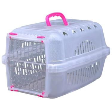Imagem de Transportador para Animais de EstimaçãO，Caixa de Transporte com Fechadura para CãEs e Gatos Até 15 Kg(Número 3 - Animais até 15kg)