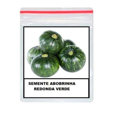 Imagem de Sementes De Abobrinha Redonda Verde 100 unidades - GDEZ
