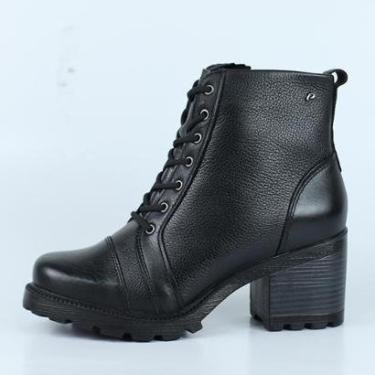 Imagem de Coturno Pegada Cano Medio Salto Bloco Tratorado-Feminino