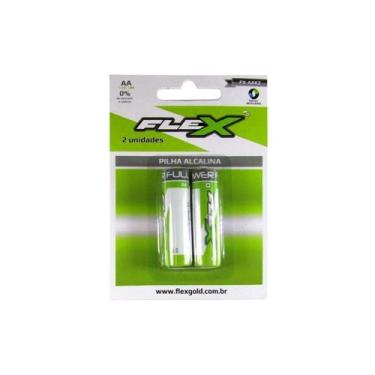Imagem de Pilha Alcalina AA FX-AAK2 Cartela C/ 2 Unidades Flex