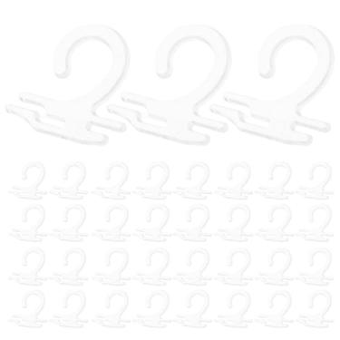 Imagem de Didiseaon 300 peças de gancho de listagem de varejo etiquetas de roupas ganchos de plástico para pendurar chapéu suporte de exibição cabide de meia embalagem cabide de meia gancho de exibição de meia