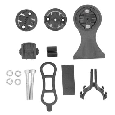 Imagem de Montagem de computador de bicicleta de fibra de carbono Suporte leve do guidão durável para Xoss Blackbird Igps Cateye Bryton Bicycles