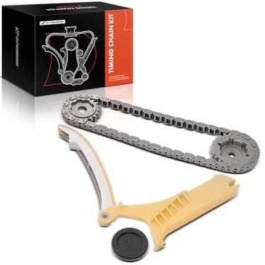 Imagem de A-Premium Kit de corrente de distribuição de motor de 5 peças com roda dentada, tensor e guia compatível com carros Ford, Mercury e Mazda - Explorer, Mustang, Ranger, Explorer Sport, Explorer Sport