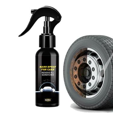 Imagem de Spray Agente de Revestimento para Carros - Cera Revestimento para Automóvel | Líquido Manutenção Antipoeira Cera Anti-sujeira Detalhamento Exterior Veicular Para-Rodas Faróis