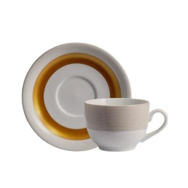Imagem de Xicara Chá com Pires 200ml Porcelana Schmidt - Dec. Garopaba 2404, 240