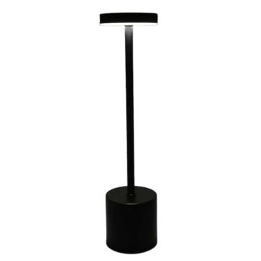 Imagem de Luminária de Mesa LED com 3 Níveis de Luz (Fria, Neutra e Quente), Ajustável, com Entrada USB para Carregamento – Ideal para Escrivaninha, Estudo, Leitura e Home Office – PRETA 34,5cm