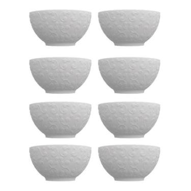 Imagem de Kit  8 Bowls Tassel 400ml Tigela Cumbuca Porcelana Germer - Porcelanas